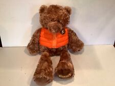 Hershey's Chocolate Reese's Plush Teddy Bear Orange Puffer Vest 17