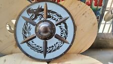 Medieval Viking armor Dragon Shield Ragnar Battle Ready knight Wooden Shield picture