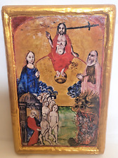 The Second Coming Last Judgement Catholic & Eastern Orthodox Icon on Wood sc166 picture