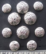 Ten ( 10 ) Argyll and Sutherland Highlanders uniform buttons picture