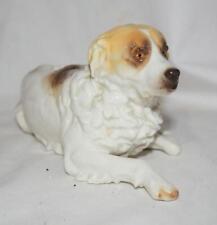 Nymphenburg Germany Porcelain Lying Dog Figurine MINT picture