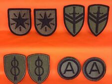 8 Military Embridored Patches New picture