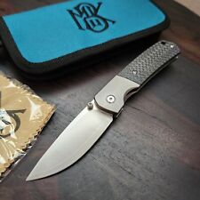 Monterey Bay Knives Mini Old Guard Bolster Lock Titanium Folding Pocket Knife picture