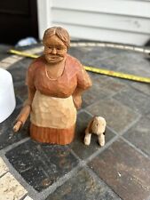 Famous Craftsman Rick Butz 1985 Nellie The Belle Cook Of Long Lake With Dog picture