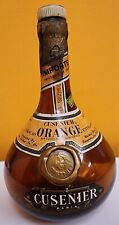 Vintage Empty CUSENIER Orange Cordial Liquor France Rare Bottle Paper Label Cork picture