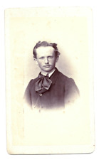 1880s 1890s Man In Suit CDV Schutz & Lachenmayer Reutlingen Cabinet Card picture