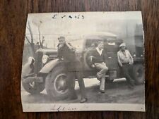 Vintage Photograph Evans Truck Co. 3 Men 1930s? RS20 picture