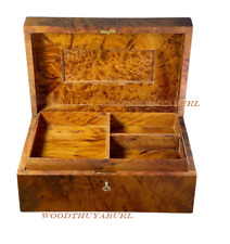 Moroccan jewellery burl thuya wooden Box decorative keepsake wedding gift box picture