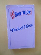 Vintage 1984 SWEET N LOW Pack of Diets Advertising Playing Cards Made in England picture