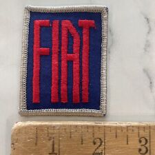Vintage Fiat Spelled Automotive Service Part Dealer Uniform Jacket Patch 2 x 2.5 picture