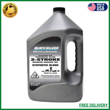 2-Stroke Synthetic Blend Marine Oil, Quicksilver Premium Plus 1 Gal NEW picture