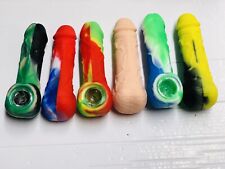 New 4 Inch Penis Design Silicone Pipe Tobacco Pipe Dick Pipe Buy 2 Get 2 Free picture