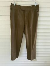 Vintage British Army Uniform No 2 Dress Trousers Size 34 H. Edgard & Sons Pants picture