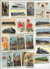 101 ASSORTED DIFFERENT TOBACCO CARD LOT ALL W.D. & H.O. WILLS CIGARETTES picture