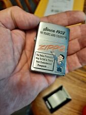 90th Anniversary Celebrations to Zippo SALESMAN SAMPLE PC 2 SIDED MIB 2023 picture