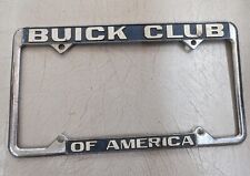 Vintage License Plate Holder Buick Club of America  picture