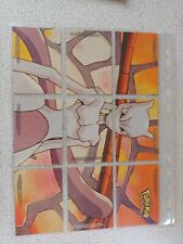 Topps Pokemon The 1st Movie Puzzle Sticker Set Mewtwo,  1999. 9 Rare Chase Cards picture