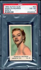1954 Dutch Card Serie E #42 MARILYN MONROE Strapless Dress Pose to Chest PSA 4 picture