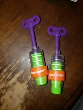 (FOUR) SUPER RARE NICKELODEON VINTAGE 90S CRANK ERASERs COLLECTIBLE picture