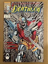 Deathlok #1 Foil Cover | VF+ Direct July 1991 Marvel Comics | Combine Shipping picture