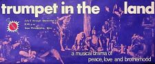 VINTAGE TRUMPET IN THE LAND A MUSICAL DRAMA PEACE, LOVE AND BROTHERHOOD BROCHURE picture