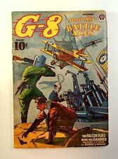 G-8 and His Battle Aces Pulp Dec 1939 Vol. 19 #3 VG TRIMMED picture