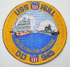 Original US Navy 1960's Vietnam War USS USS Hull DD-945 Patch E87 picture