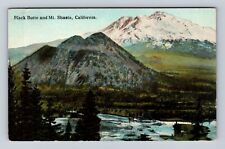 Mt Shasta CA-California, Black Butte, Mt Shasta, Antique Vintage Postcard picture