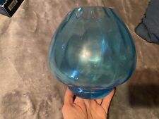 Party Lite Blue Waves Candle Holder picture