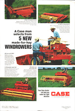 1968 CASE MADE-FOR-HAY WINDROWERS vintage advertising flyer poster FARM TRACTORS picture