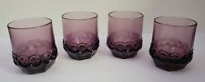Vintage Tiffin Franciscan Madeira Purple Double Old Fashioned Tumbler Glasses, 4 picture