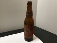 Vintage 1930's Anheuser-Busch Bock Beer Bottle - Paper Labels, Empty Bottle picture