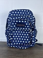 Rare Jansport White Polka-dot Backpack ~ Very Clean ~ Ships Out Fast picture