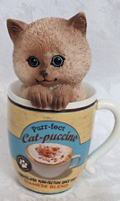 Kayomi Harai Coffee Cats Hamilton Purr-Fect Cat-puccino 09-07049-005 picture