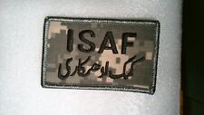 MILITARY PATCH US ARMY ACU DIGITAL HOOK & LOOP ISAF INTERNATIONAL SECURITY ASSIS picture