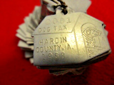 Vintage 1968 Lot 2001-2100  Dog Tags Registration Hardin County, Iowa picture