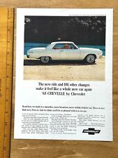 Original 1965 Chevrolet Chevelle Malibu Super Sport Coupe Car Ad picture