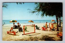 Clearwater Beach FL-Florida, Relaxing In The Sun, Antique, Vintage Postcard picture