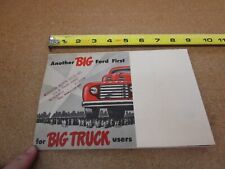1948 Ford F7 F8 truck mailer sales brochure 24pg folder ORIGINAL literature picture