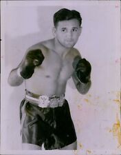 LG830 1953 Original Photo YOUNG CORBETT III Fresno Welterweight Boxing Fighter picture