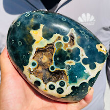4.18lb Natural Colourful Ocean Jasper Crystal Polished Display Specimen Healing picture