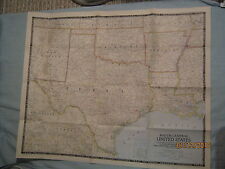 VINTAGE SOUTH CENTRAL UNITED STATES MAP National Geographic December 1947 MINT picture