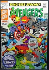 AVENGERS KING SIZE #4 1971 BRONZE 6.5 REPRINT  1ST MASTERS OF EVIL KING SIZE picture