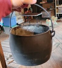 Vintage Marietta Co. PA Cast Iron Gypsy Kettle Bean Pot Cauldron w/ Handle 6
