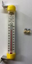 NEW OLD STOCK antique Gordon Cycle Supply GLASS THERMOMETER bicycle advertising picture