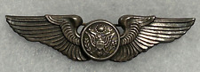 WW2 USAAF Aircrew Wing Australian Made 3 in Pinback Angus & Coote Sydney STG SIL picture