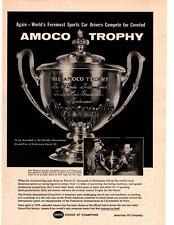 1957 Amoco Trophy Florida Grand Prix Juan Manuel Fangio Maserati 450S Print Ad picture