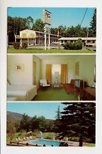 CEDAR CREST MOTEL, CAMDEN, MAINE – 1960s Multiview Postcard - Swimming Pool picture