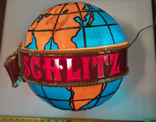 Antique Schlitz beer sign - rotating light globe big picture
