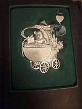 Things Remembered Babys First Christmas Baby Carriage Engravable Ornament  picture